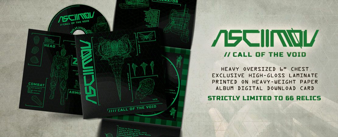 Asciimov - Call of the Void [Folding 6" Chest CD]